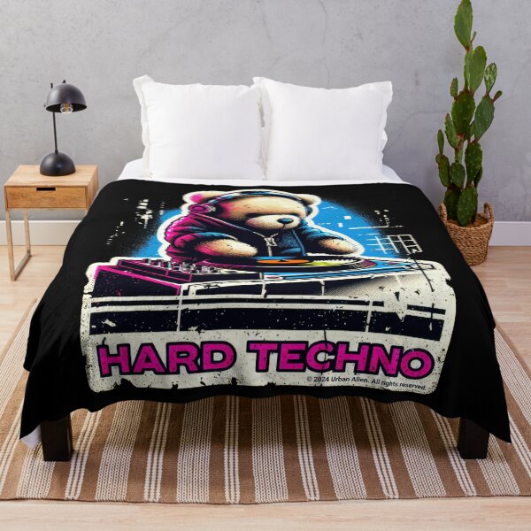 Aperçu de l'œuvre Musique Techno Hard - Teddy Bear DJ créée et vendue par Urban-Alien.