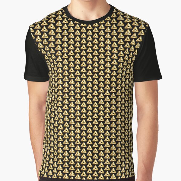 Vista previa del artículo con la obra «Triángulo de oro de Penrose», diseñado y vendido por TeeOnIt.