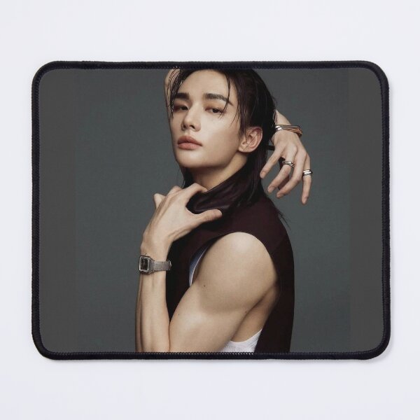Item preview, Esquire hot Hyunjin Stray Kids (스트레이 키즈) IMAGE SKZ kpop ot8 designed and sold by Kpop-Noona.
