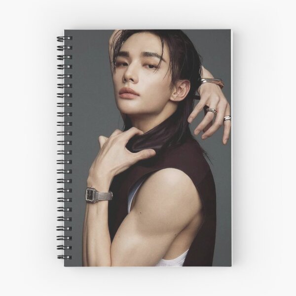 Item preview, Esquire hot Hyunjin Stray Kids (스트레이 키즈) IMAGE SKZ kpop ot8 designed and sold by Kpop-Noona.