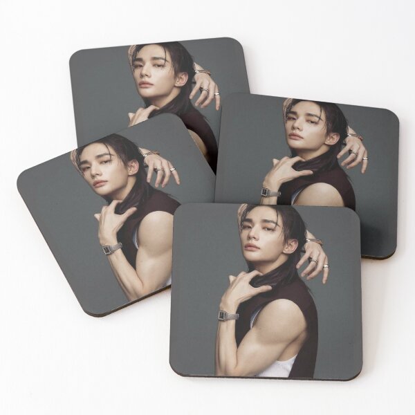 Item preview, Esquire hot Hyunjin Stray Kids (스트레이 키즈) IMAGE SKZ kpop ot8 designed and sold by Kpop-Noona.