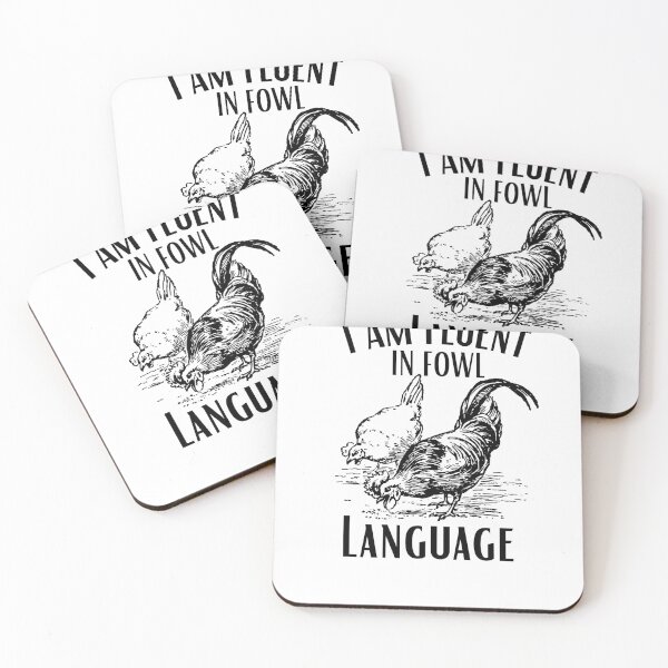 Item preview, I'm Fluent in Fowl Language, Funny Chicken  designed and sold by khallidaart.