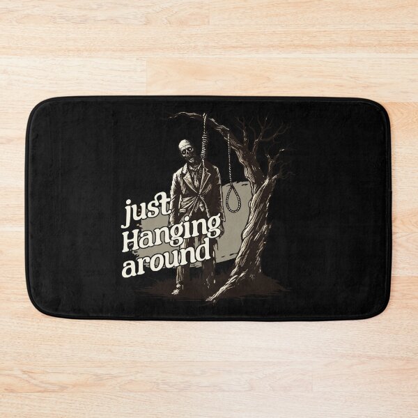 Item preview, Funny Halloween Saying Just Hanging Around designed and sold by LuminOrb.