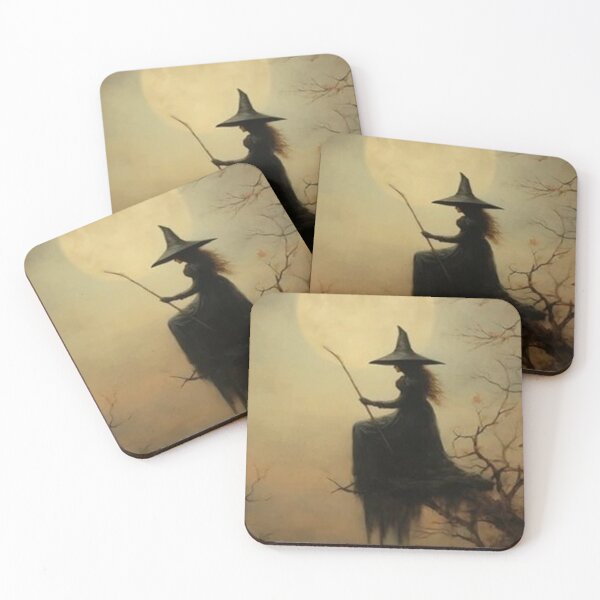 Item preview,   Halloween Horror Witch Full Moon The Witching Hour designed and sold by HappyNouveau.