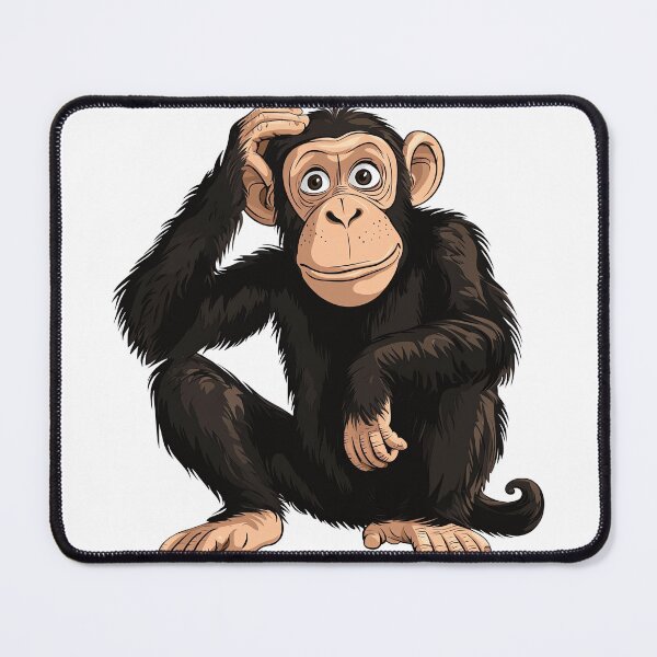Item preview, A playful cartoon monkey designed and sold by Thanakan-Design.