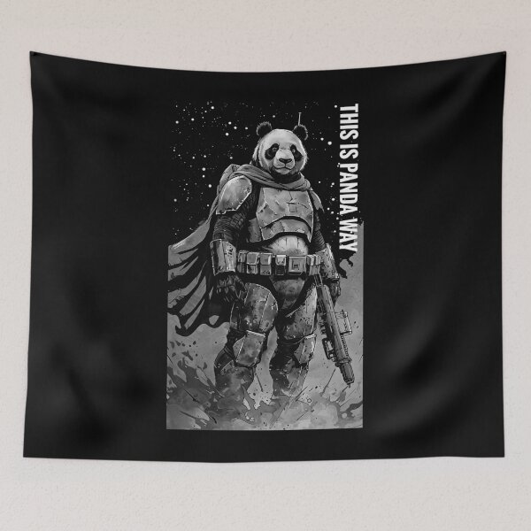 Item preview, This is panda way black and white designed and sold by Shikrolao.