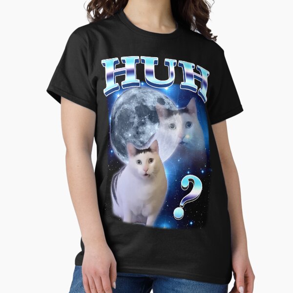 Item preview, Huh Cat Funny Dank Meme Moon designed and sold by MemishDesign.