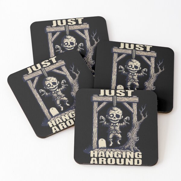Item preview, Funny Halloween Saying Just Hanging Around designed and sold by LuminOrb.