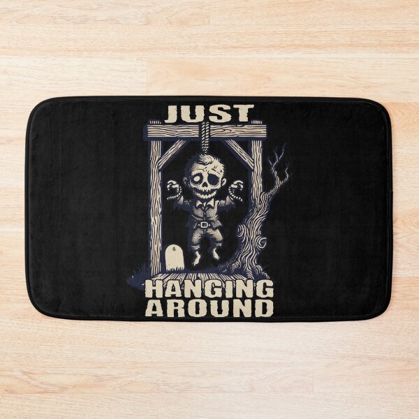 Item preview, Funny Halloween Saying Just Hanging Around designed and sold by LuminOrb.