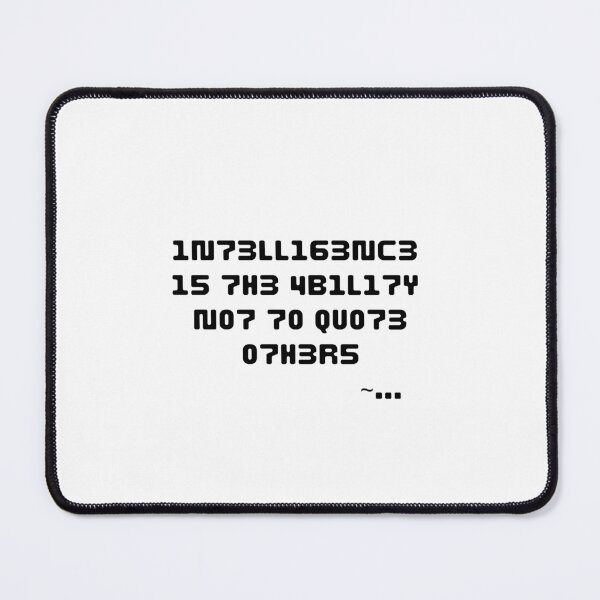 Item preview, Intelligent Originality - Intelligence is the ability not to quote others designed and sold by Reichcorp.