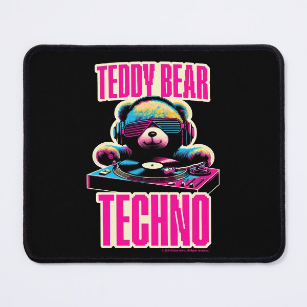Item preview, Teddy Bear Techno - DJ Bear DJing Turntable designed and sold by Urban-Alien.