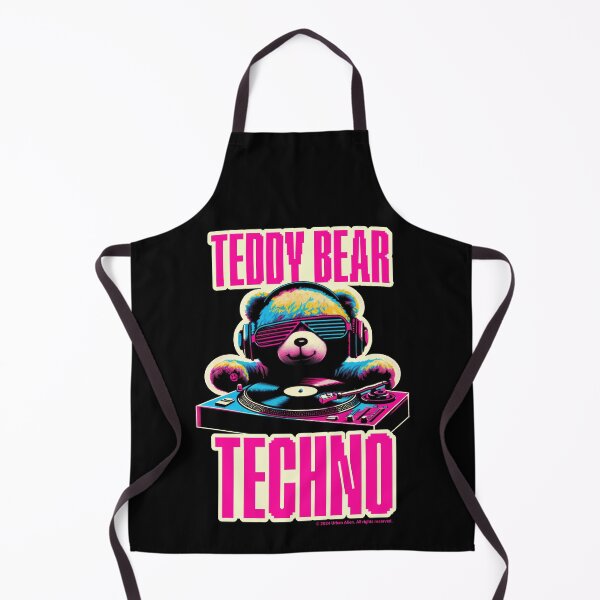 Item preview, Teddy Bear Techno - DJ Bear DJing Turntable designed and sold by Urban-Alien.