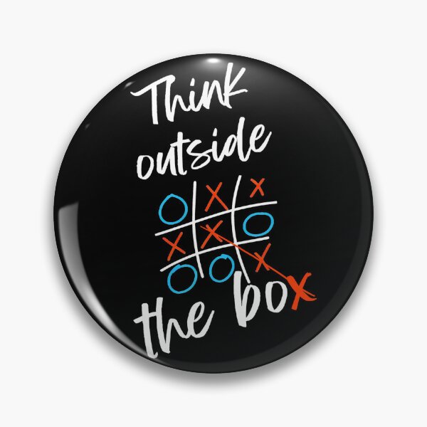Item preview, Think outside the box, tic-tac-toe designed and sold by EduArtDesign.