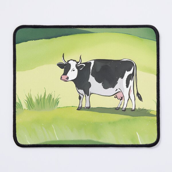 Item preview, Cow In Grassy Field designed and sold by Comfymuffin.