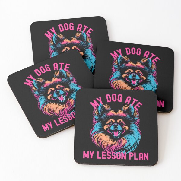 Item preview, My Dog Ate My Lesson Plan | Pomeranian Loving Teacher | Teacher Who Loves Pomeranian | Teacher Dog Lover | Professor Dog Lover | Educator Dog Lover | Teacher Humor | Pomeranian Dog Teacher designed and sold by jadedscientist.