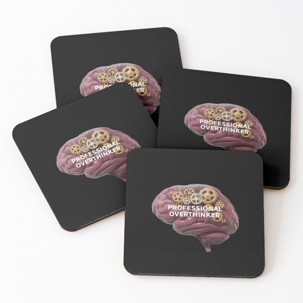 Item preview, Professional Overthinker With Brain Gears designed and sold by Itsheartshop.