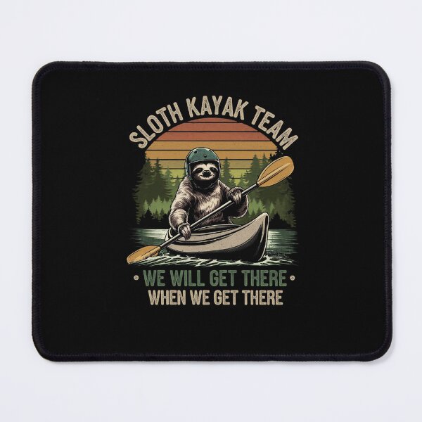 Item preview, Sloth Kayaking, Sloth Kayak Team funny Vintage Kayaking sayings designed and sold by SOUFIANE1991.