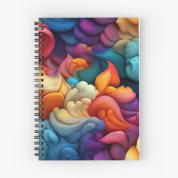 Item preview, surreal colourful cloud pattern design 02 designed and sold by GeoffBeattie.