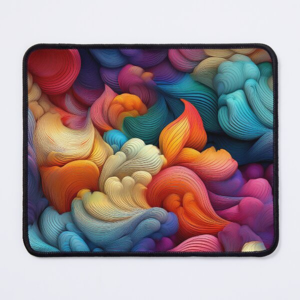 Item preview, surreal colourful cloud pattern design 02 designed and sold by GeoffBeattie.