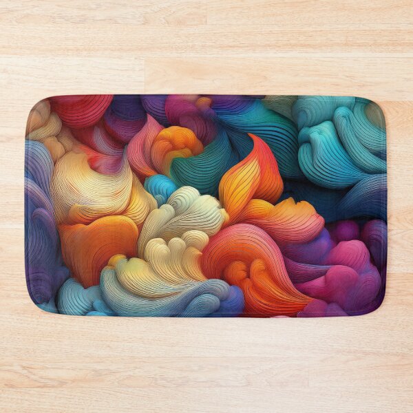 Item preview, surreal colourful cloud pattern design 02 designed and sold by GeoffBeattie.