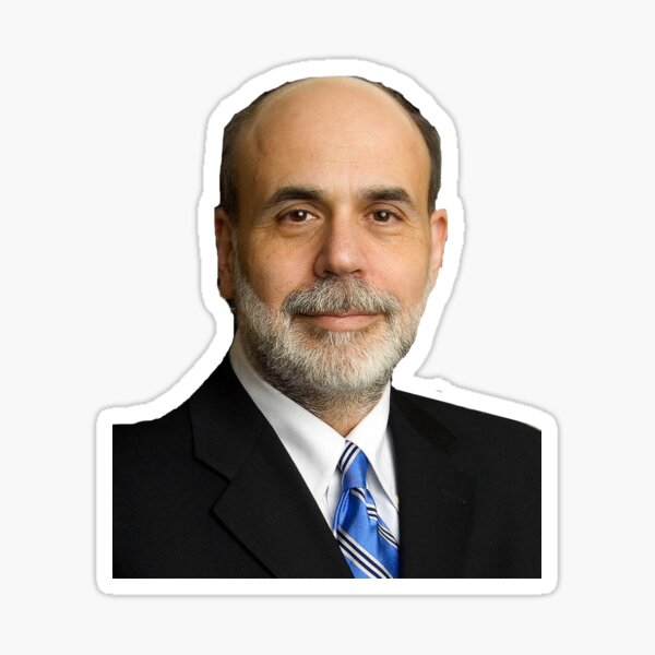 “Ben Bernanke” Sticker for Sale by yungfreemarket | Redbubble