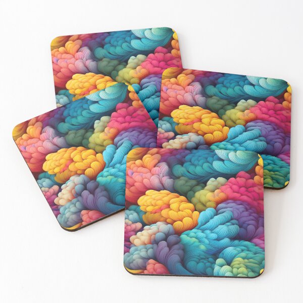 Item preview, surreal colourful cloud pattern design 03 designed and sold by GeoffBeattie.