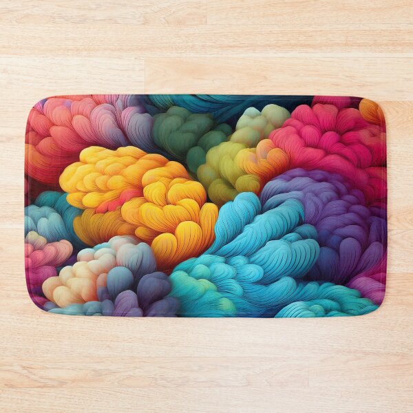 Item preview, surreal colourful cloud pattern design 03 designed and sold by GeoffBeattie.