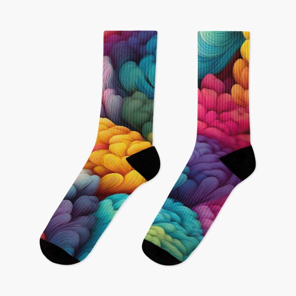 Item preview, surreal colourful cloud pattern design 03 designed and sold by GeoffBeattie.