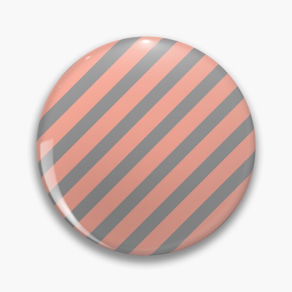 Item preview, Peach and Gray Colors Diagonal Stripes designed and sold by Jeallan Designs.