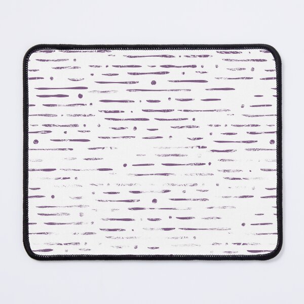 Item preview, Dot-Dash Distressed Pattern - Snow + Plum designed and sold by Irene Estelle.