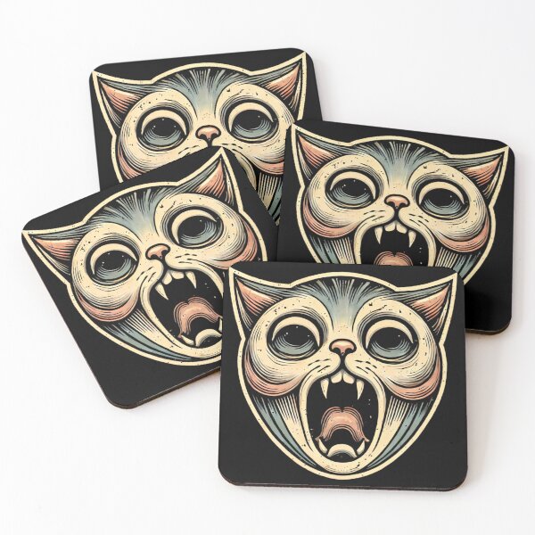 Item preview, Feral Frenzy: The Scream of the Wild Cat. designed and sold by Linework Studio.