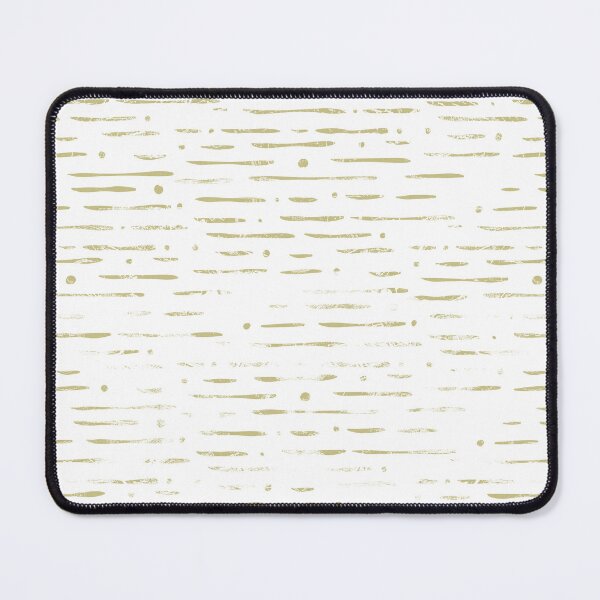 Item preview, Dot-Dash Distressed Pattern - Snow + Gold designed and sold by Irene Estelle.