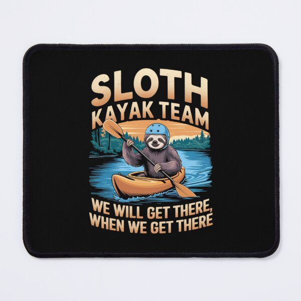 Item preview, Sloth Kayaking, Sloth Kayak Team funny Vintage Kayaking sayings designed and sold by SOUFIANE1991.