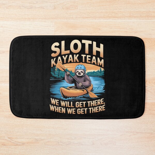 Item preview,  Sloth Kayaking, Sloth Kayak Team funny Vintage Kayaking sayings designed and sold by SOUFIANE1991.