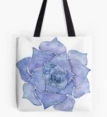 Lila Aquarell Sukkulent Tote Bag