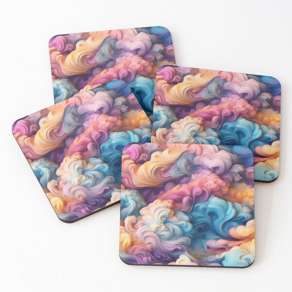 Item preview, surreal colourful cloud pattern design 06 designed and sold by GeoffBeattie.