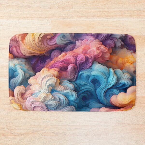 Item preview, surreal colourful cloud pattern design 06 designed and sold by GeoffBeattie.