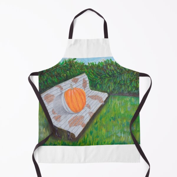 Item preview, Shadowy Pumpkin on Bench designed and sold by lisavonbiela.
