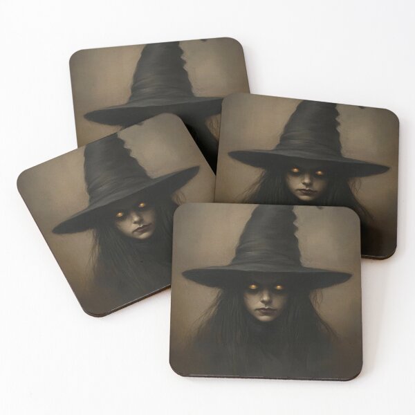 Item preview, Halloween Horror Witch Full Moon The Witching Hour designed and sold by HappyNouveau.