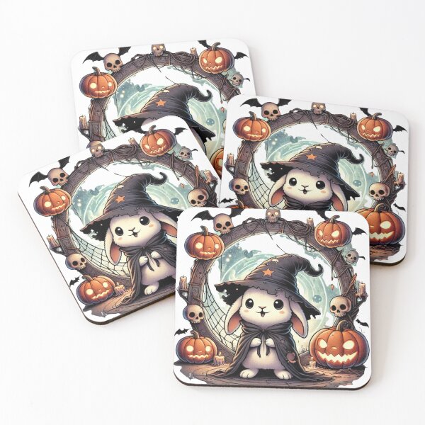 Item preview, Magical Bunny's Halloween Charm designed and sold by MaximumCutewaii.