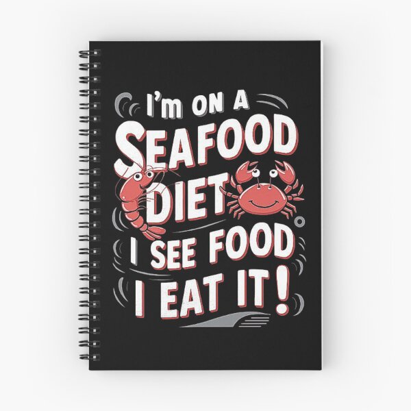Item preview, Seafood Diet Funny Poster - Hilarious Seafood Lovers Design designed and sold by love3617.