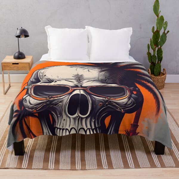 Item preview, Tropical Skull designed and sold by MatrixTattoo.