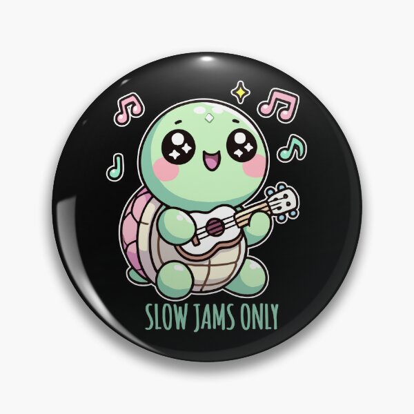 Artikelvorschau, Kawaii-Schildkröte spielt Ukulele – nur langsame Jams entworfen und verkauft von MaateoDesign.