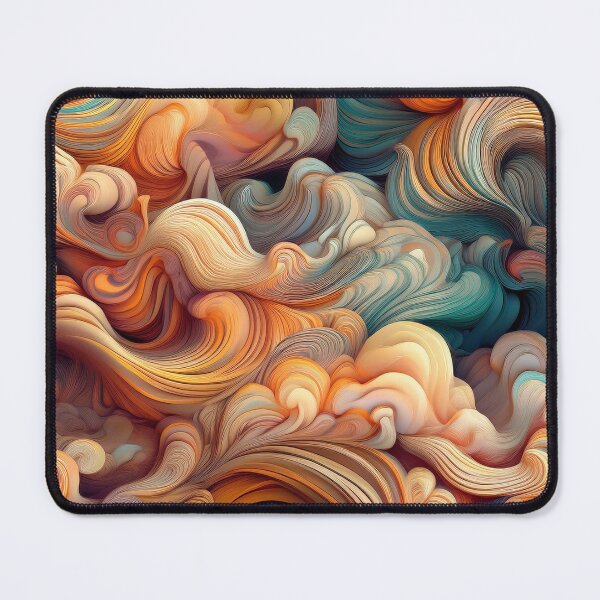 Item preview, surreal warm toned, colourful cloud pattern design 08 designed and sold by GeoffBeattie.