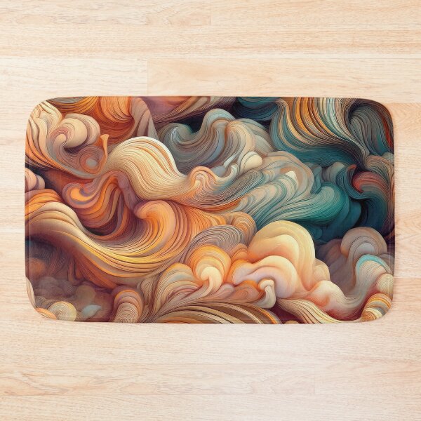 Item preview, surreal warm toned, colourful cloud pattern design 08 designed and sold by GeoffBeattie.