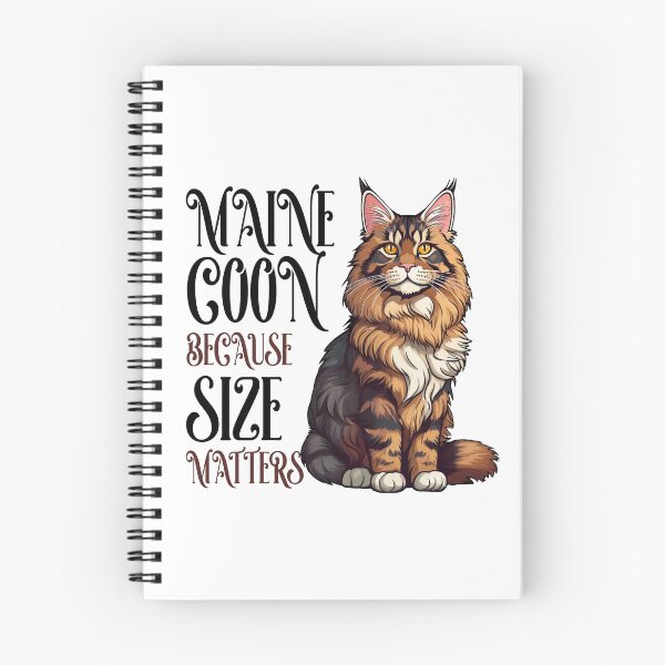 Item preview, Maine Coon Cat - Because Size Matters designed and sold by Kspirit Designs.