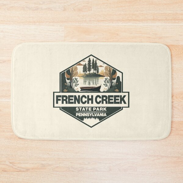 Item preview, French Creek State Park Pennsylvania Travel Art Emblem designed and sold by KrisSidDesigns.