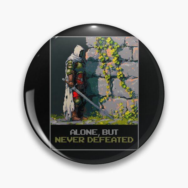 Item preview, Alone, But Never Defeated designed and sold by MagicAxe.