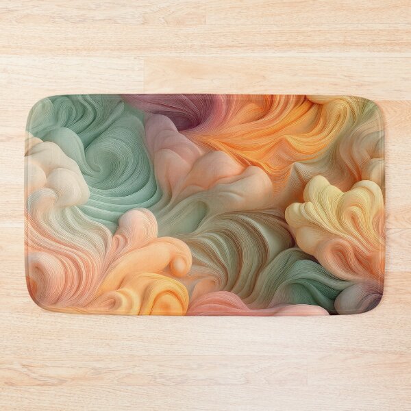 Item preview, surreal soft toned, colourful cloud pattern design 09 designed and sold by GeoffBeattie.