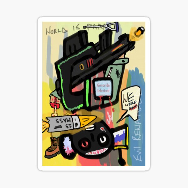 Item preview, World Is Paralyzed By Greed  designed and sold by Shooz34.